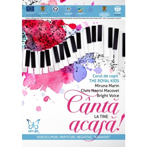Cântă la tine acasă - DVD - Videoclipuri, Partituri, Negative, Karaoke